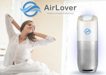 recensione purificatore d'aria portatile airlover